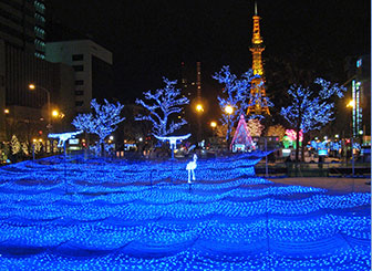 札幌白色燈樹節